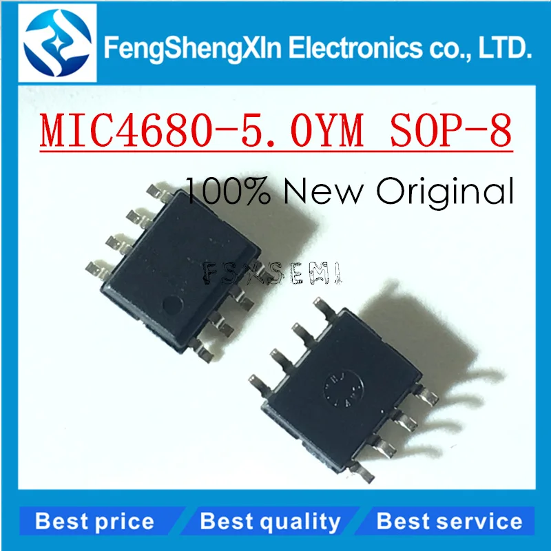 

10pcs/lot New MIC4680 MIC4680-5.0YM SOP-8 Voltage regulator DC switching voltage stabilizer IC