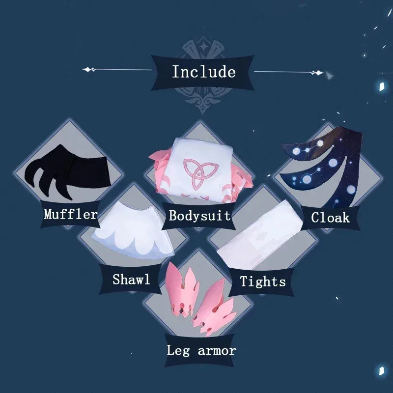 أزياء لطيف Paimon بذلة تأثيري Genshin تأثير زي ارتداءها الزي الرسمي للنساء ل Ha OM1142x;3,v'6.f;9, #4