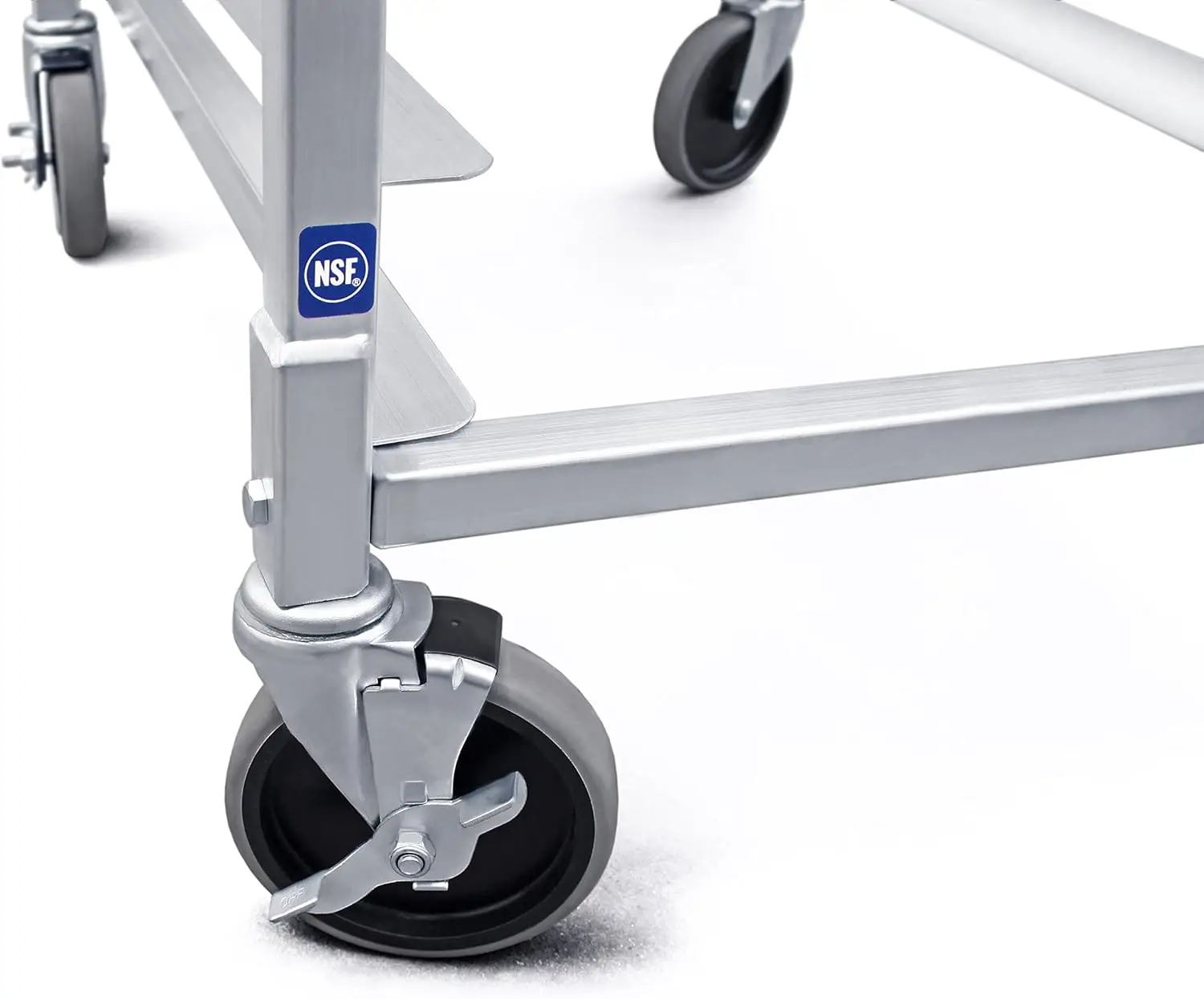 Commercial-Grade Aluminum with Brake Wheels (69" 20-Tier)