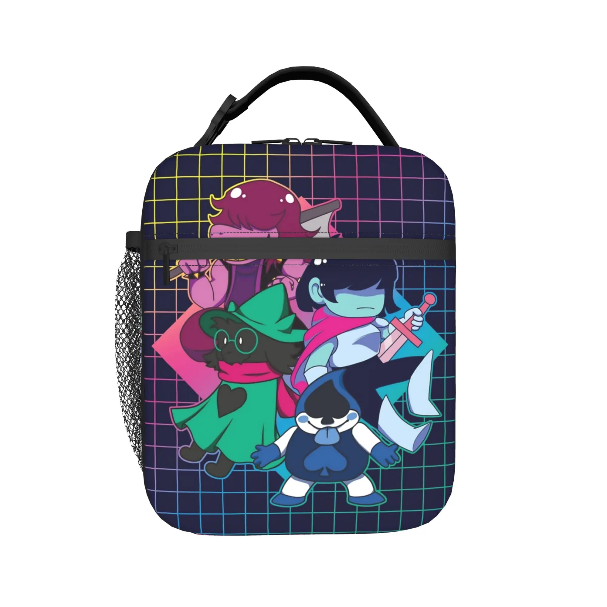 Deltarunes Insulated Lunch Bag Thermal Bag Reusable,Meal Container  High Capacity Tote Lunch Box for Men Women Beach  Outdoor
