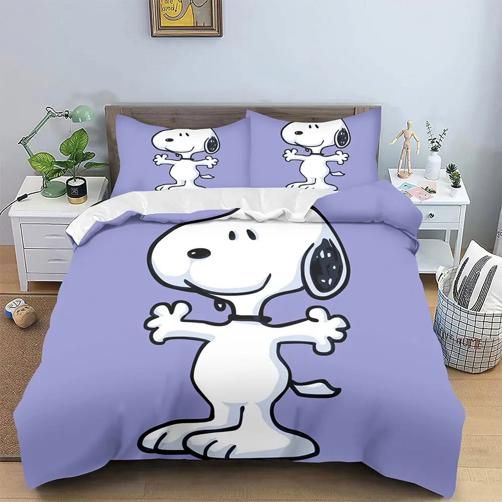Cartoon Snoopy Bedding Set, Home Decor