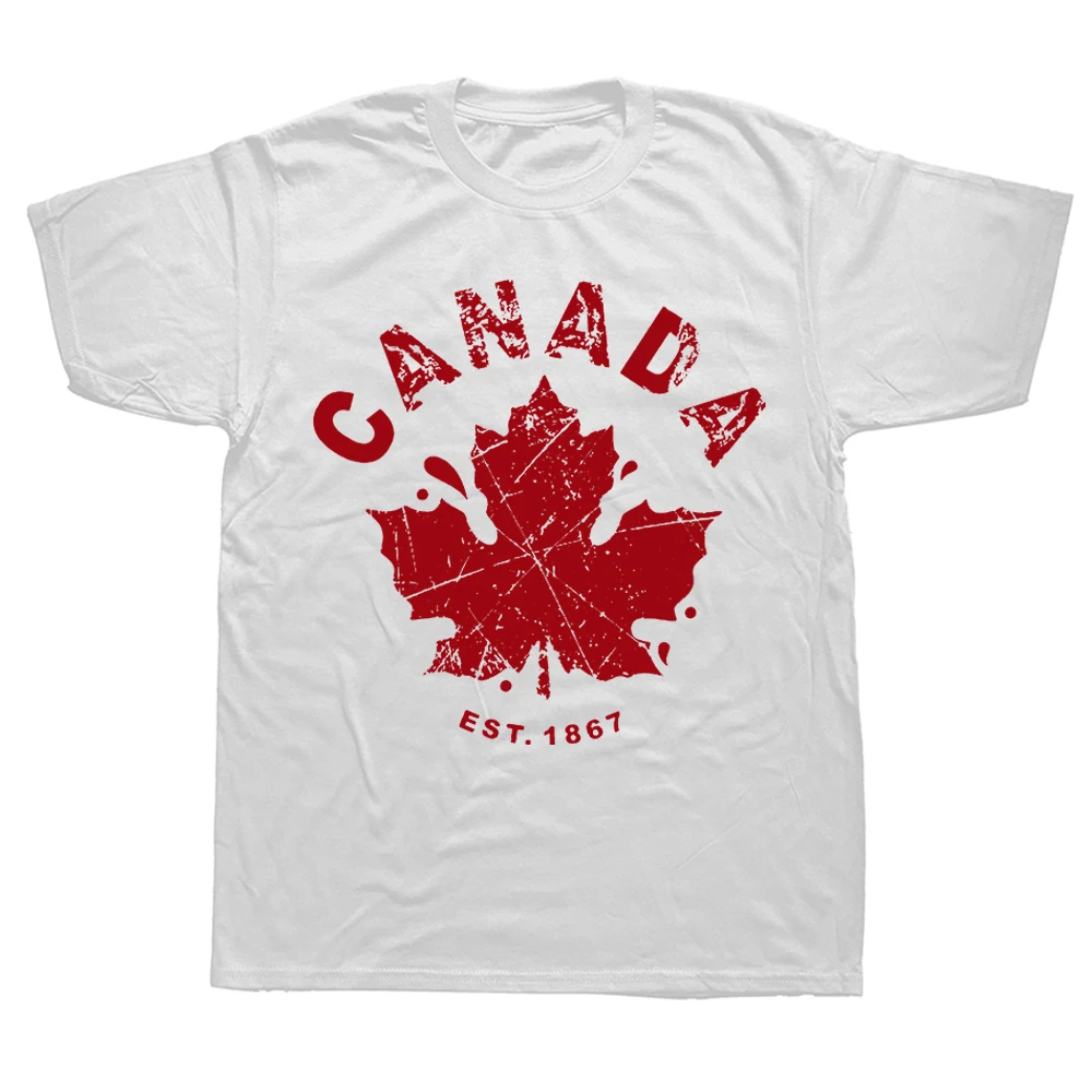 Est 1867 with Canadian Flag Maple Leaf TShirt Liberal Party of Canada Comfortable Creative Gift Idea Short Sleeve T Shirt