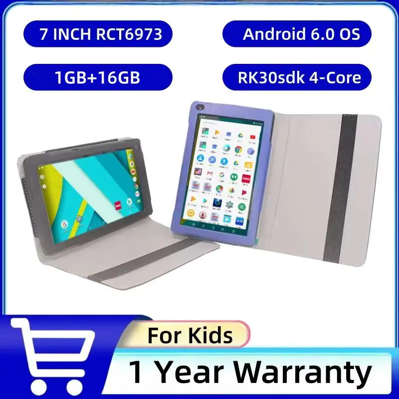 RCT6973 7 INCH Tablet PC For Kids RK30sdk Quad-Core CPU 1GB RAM 16GB ROM WIFI Bluetooth 4.0 1024 x 600 Pixels 3000mAh