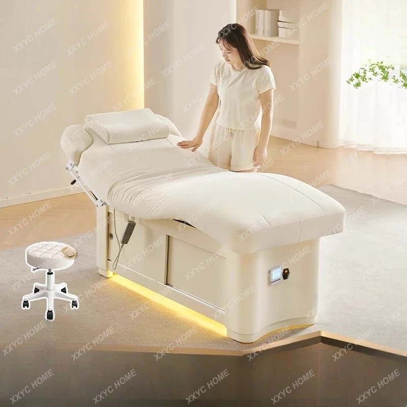 A  Electric beauty salon special eyelash picking ear tattoo embroidery electric lifting massage bed
