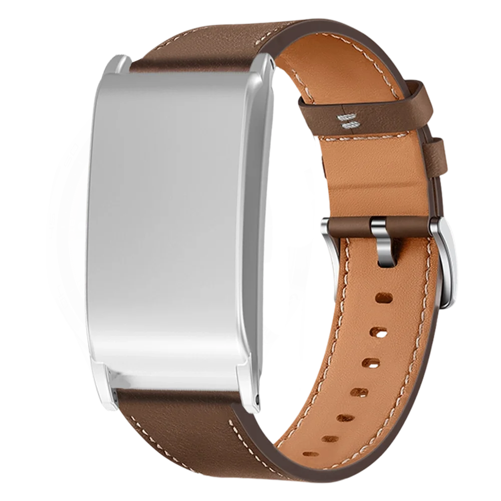 حزام ساعة جلدي لـ WHOOP 5.0 الأشرطة سوار بديل للأعمال مناسب لـ Whoop 4.0/5.0/MG/3.0