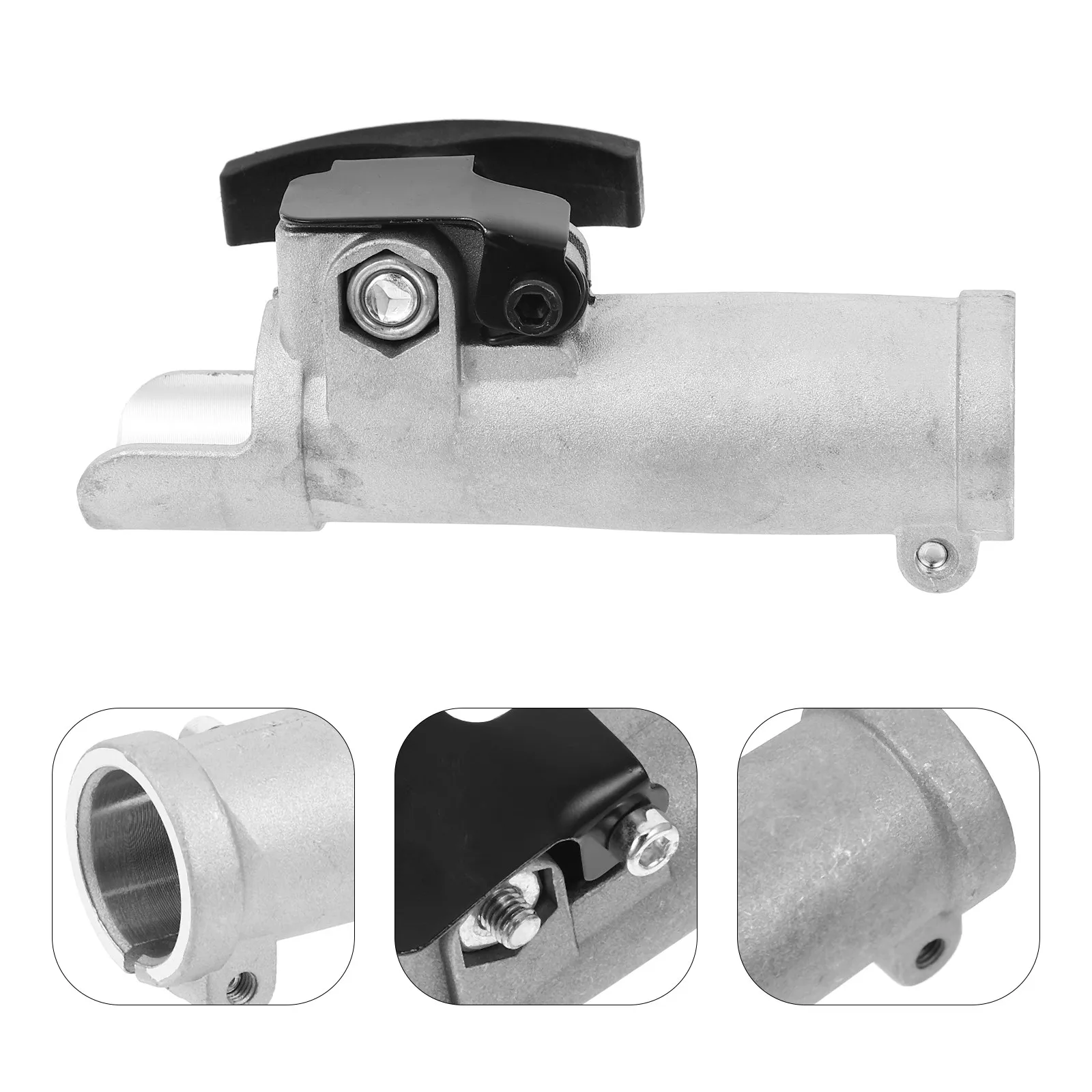Aluminum Trimmer Shaft Connector Secure Garden Tool Part Brush Cutter Extension Pole Clamp Trimmer Brush Cutter Accessories