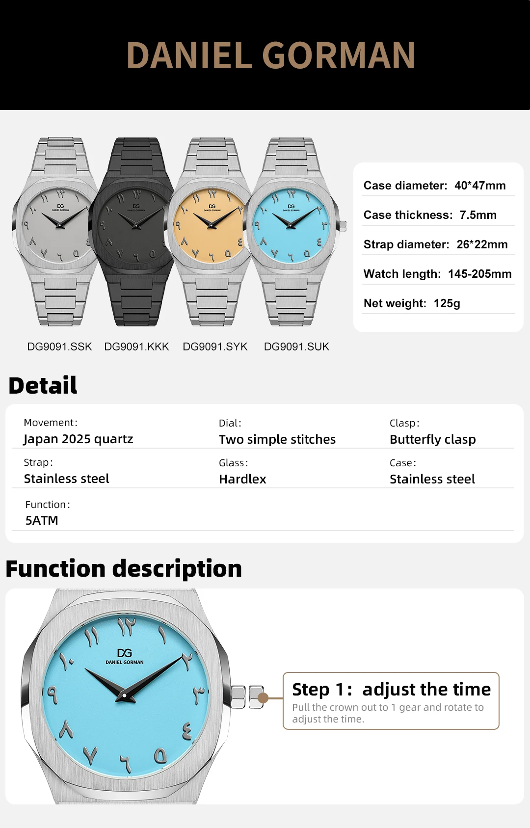 montre-de-luxe-arabe-a-quartz-avec-bracelet-en-acier-inoxydable-316-design-2026-chiffres-arabes-etanche-5-atm-elegante-cadeau-dg9091-nouveaute