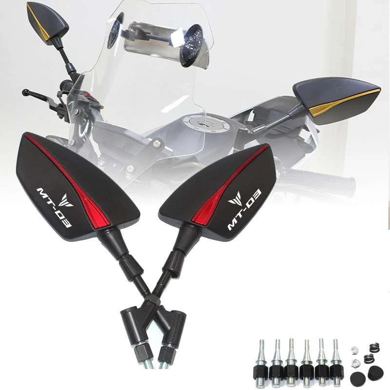 

Hot Deals Fit For MT-03 Motorcycle Rearview Mirror CNC Aluminum View Side Mirrors