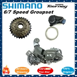 Shimano 6/7 Speed Groupset Tourney RD TY300 Rear Derailleur SL TX30 6S 7S Shifter Lever TX30 MF-TZ500-6 TZ500-7 Bike Cassette