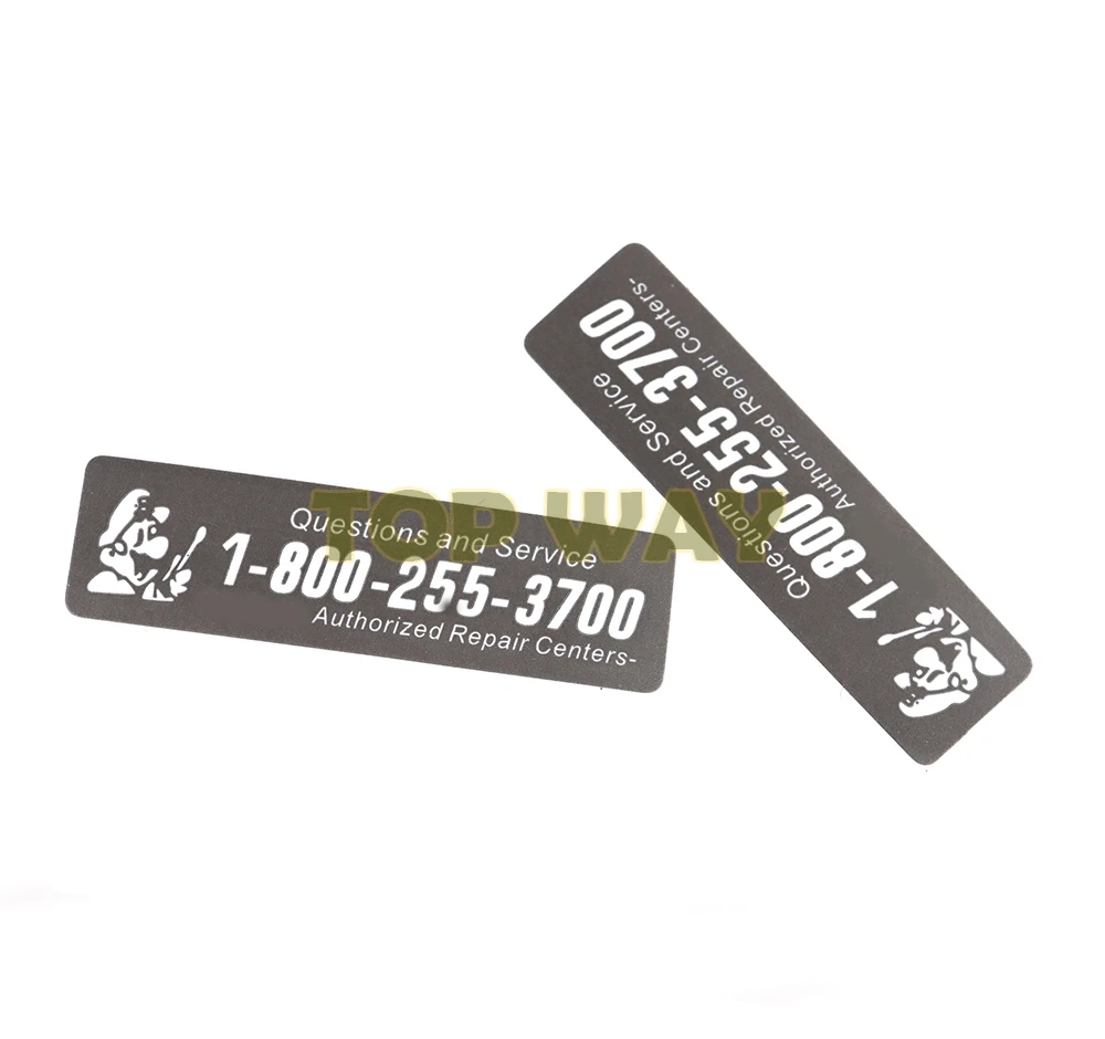 20 sztuk dla GameBoy konsola etykieta bateria naklejka na pokrywę dla GBA GBC GBP GBA SP konsola bateria uniwersalna pokrywa tylna naklejka