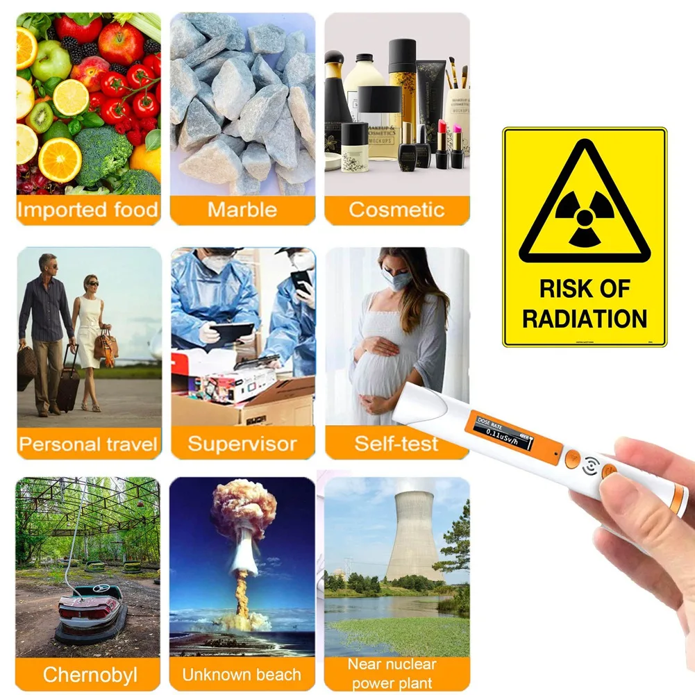 

A55F-Personal Radiation Nuclear Dosimeter Emf Radiation Meter Micro-Beta Gamma X Ray Radiation Monitor