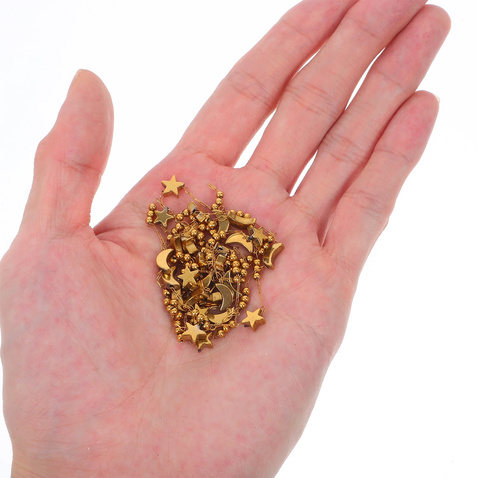 

Star Moon Necklace Chain Stainless Steel Cuttable Diy Jewelry Making For Women Hypoallergenic Shiny Twist Link Chains