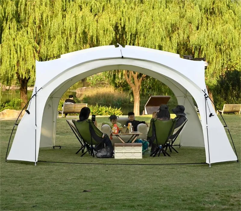 YTYINFamily Big Outdoor Dome Canopy Tent Outdoor Windproof Camping Windproof Camping Large Vinyl Sunshade With Sun Protection