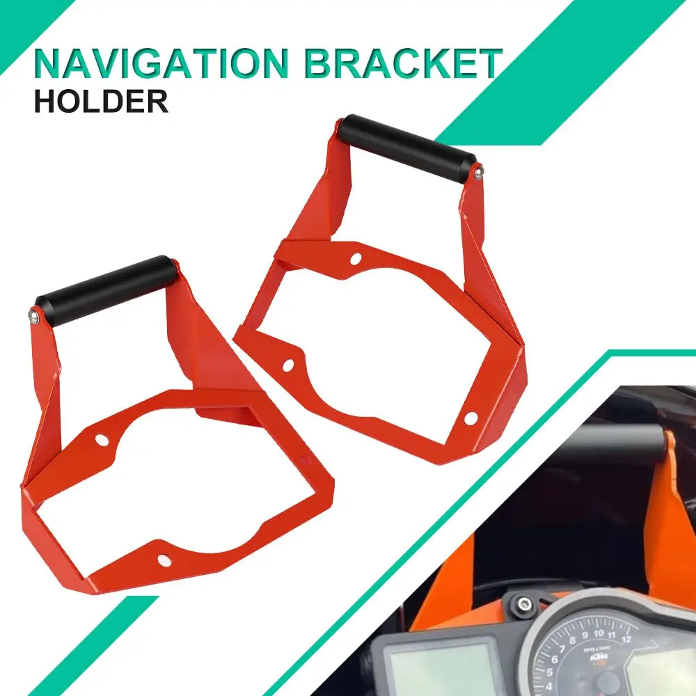 

For 1090 Adventure R 1190 ADV 2013-2021 Navigation Bracket Holder GPS Mounting Adapter Above Instruments Motor Support