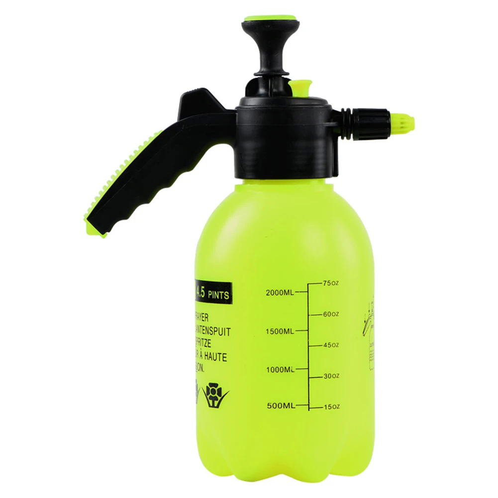 Handheld Sprayer Tool 2L Hydraulic Pressure Watering Manual Fogger Adjustable Nozzle Explosion-proof for Agricultural Irrigation