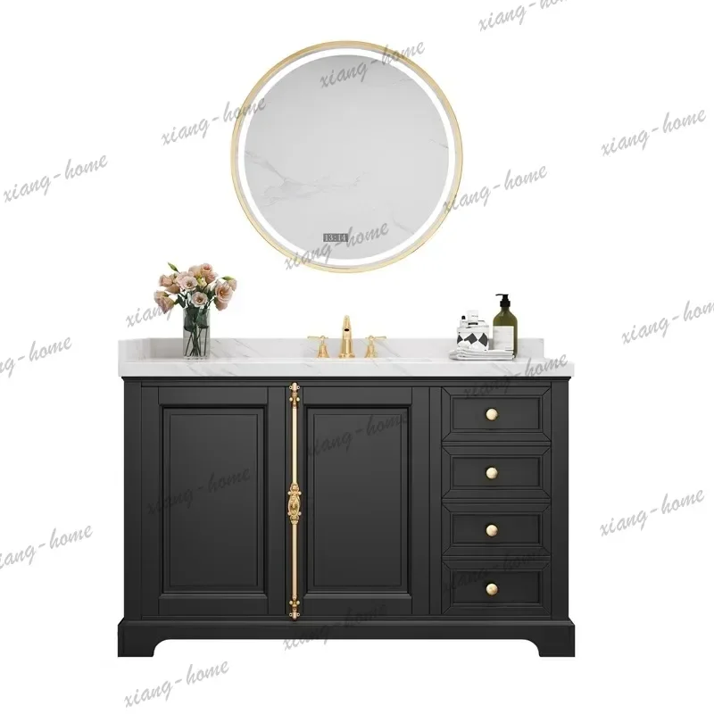 Luxury Modern Bathroom Cabinet Decorations Drawers Partitions Decorations Display Cupboard Storage