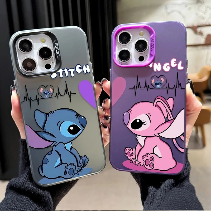 Lovely Disney Stitch Matte Hard Case for Samsung Galaxy S25 