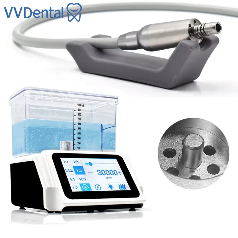 

VVDental стоматологический светодиодный бесщеточный электрический микромотор с резервуаром для воды и наконечником, внутренний распылитель, 2/4 отверстия, стоматологические инструменты