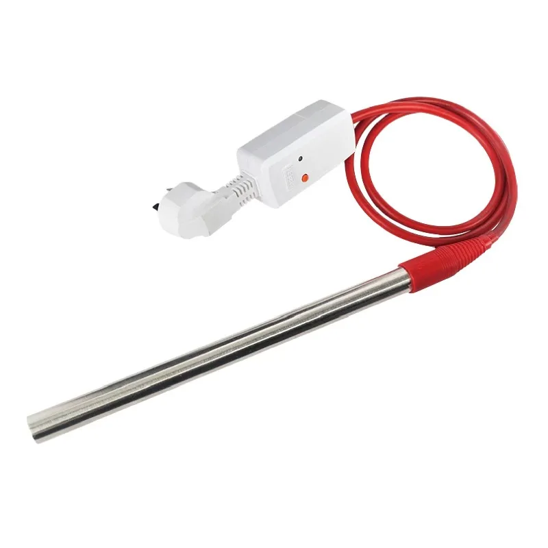 220V 500-3000W constant temperature timing immersion heating rod for pasture, winter antifreeze water heating equipment