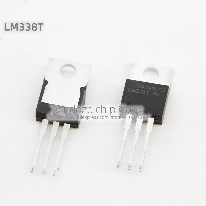 10pcs/lot LM338T LM338 TO-220 package Original genuine Large current adjustable three-terminal regulator