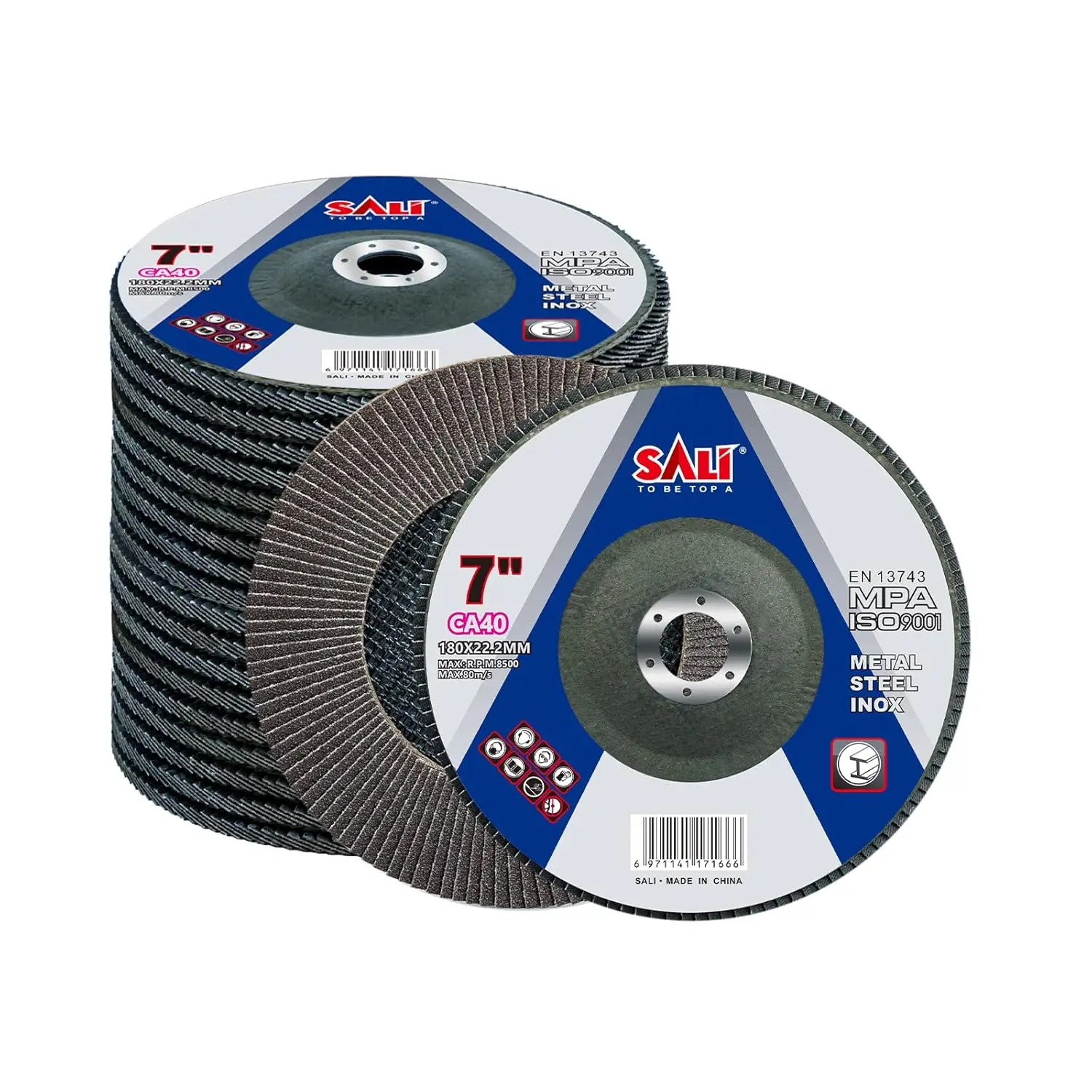 

Отрезной диск 40 Grit, 7" x 7/8", тип 29, шлифовальный круг из оксида алюминия премиум-класса для угловой шлифовальной машины, агрессивный, для интенсивной обработки