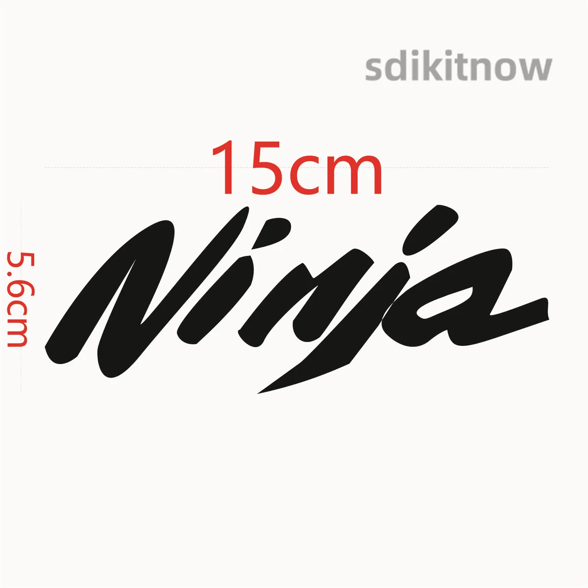 Japan Ninja Cursive Car Sticker Wall Door Laptop Suitcase Decal Street Racing Theme Waterproof Vinyl Exterior Decoration