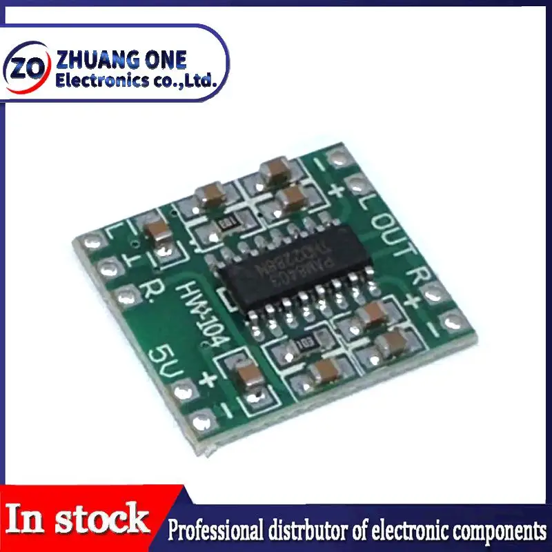 1/5/10PCS PAM8403 Super mini digital amplifier board 2 * 3W Class D digital amplifier board efficient 2.5 to 5V USB power supply