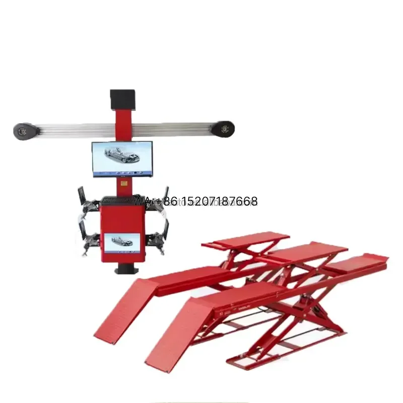 Wmwmnu for Heavy Duty Truck Wheel Alignment Equipment Tire Balancer with 3D Positioning Technology and Digital LED Display 10