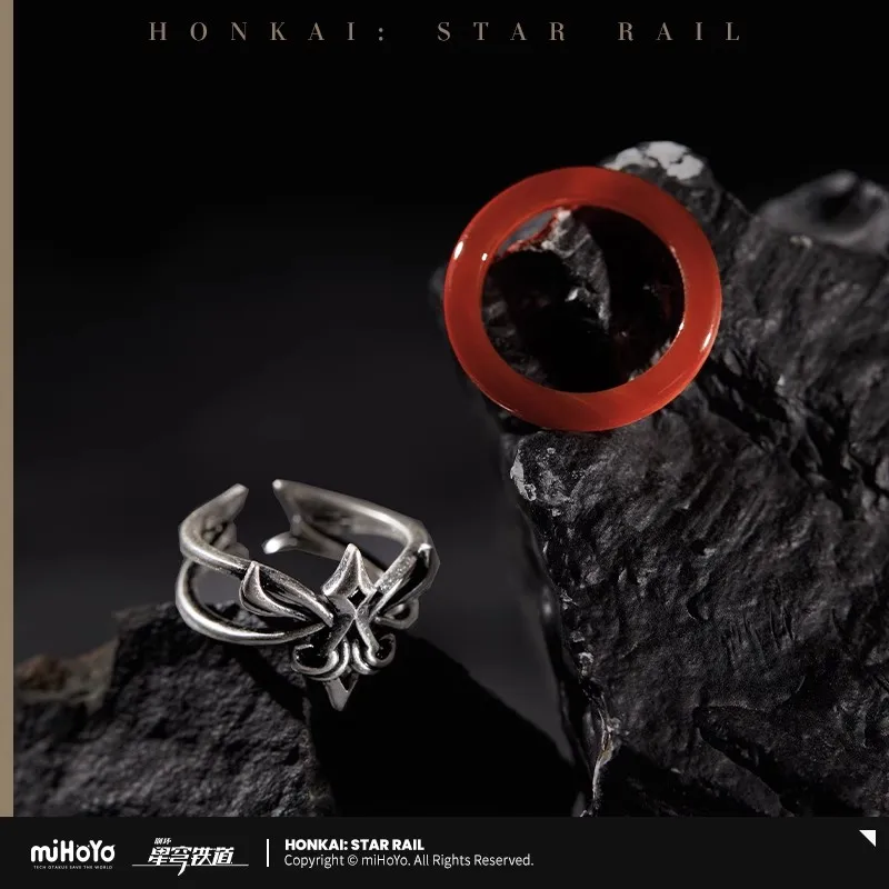 

Official Honkai: StarRail Blade Theme Impression Series Ring Set miHoYo Anime Peripheral Gifts