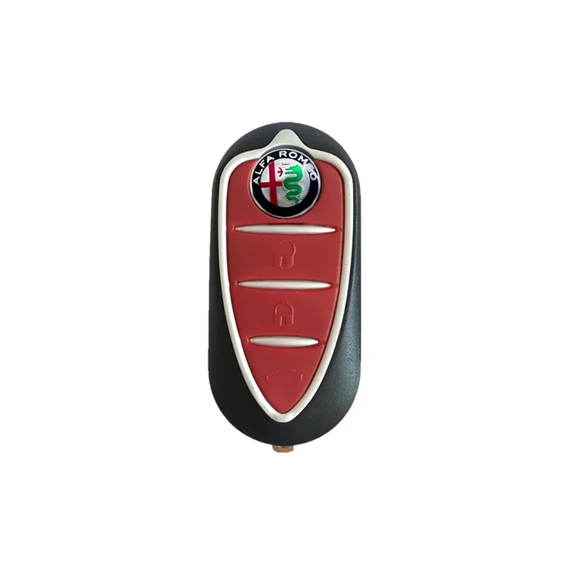 Hub Caps 5/10PCS 14mm Car Key Shell Sticker For Alfa Romeo Sportiva 156 Stelvio Giulia Giulietta Car Key Remote Fob Decal Auto P