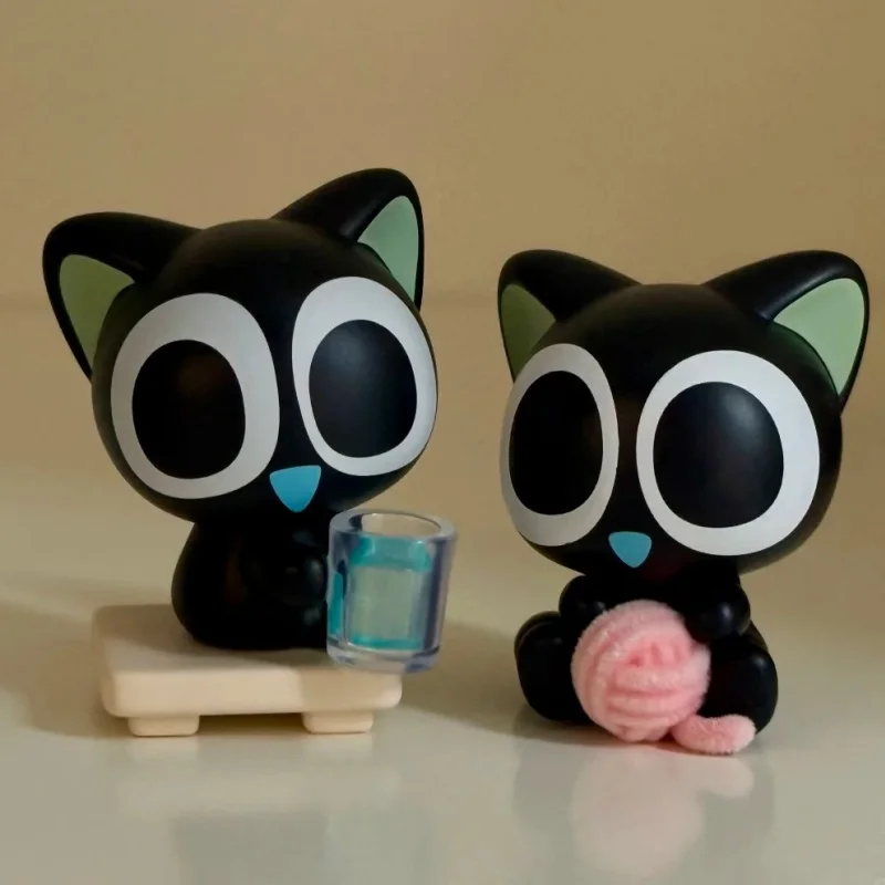 

Подлинная мини-слепая коробка The Legend Of Hei 2, мультяшная аниме-фигурка Luo Xiaohei, Коллекционная модель, декор для рабочего стола, Рождественский подарок