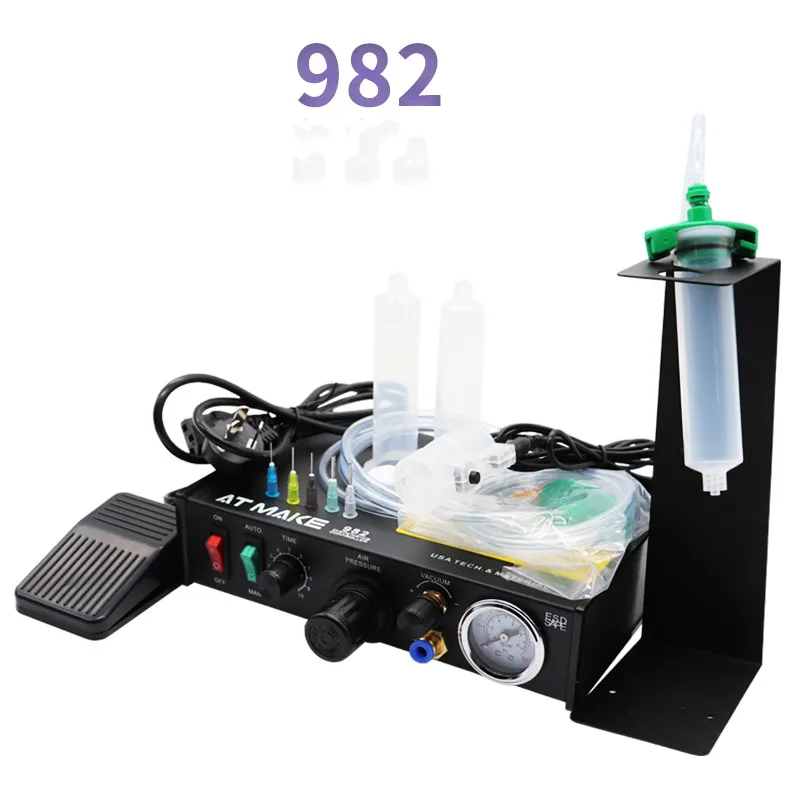 

982 semi-automatic manual controller glue dispensing machine 220V/8W automatic glue filling machine glue machine