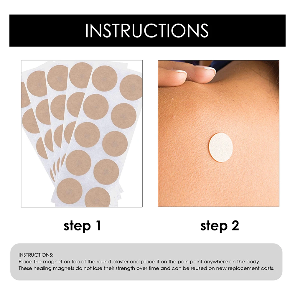 경혈 패치 자석 침술 치료 석고 등 어깨 진통제