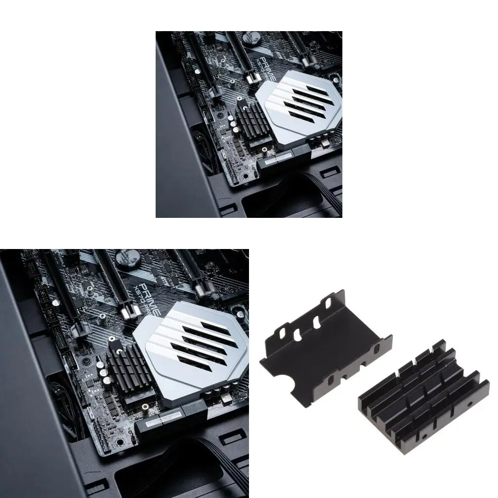 

1 шт., алюминиевый радиатор, охлаждающая термоподставка, SSD-радиатор, охлаждающая подставка для NVME для M.2 NVME SSD, твердый