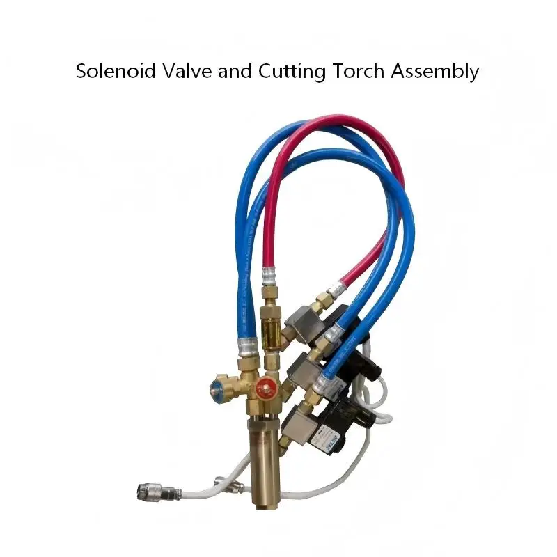Little Bee Portable CNC Cutting Machine, Flame Cutting Machine Two-Position Two-Way D24V Solenoid Valve, Flame Torch Accessories