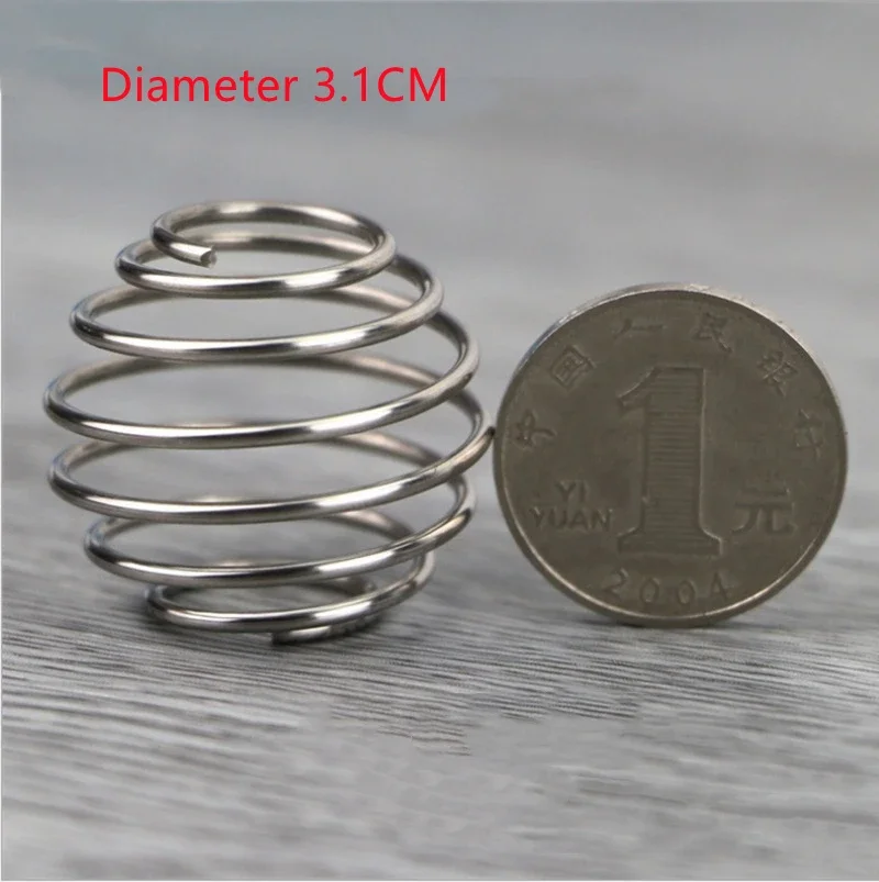 Palla di agitazione per agitatore fitness di 2 dimensioni/Sfera miscelatrice per mescolare agitare la polvere proteica/Sfera a molla per frullatore con frusta in acciaio inossidabile