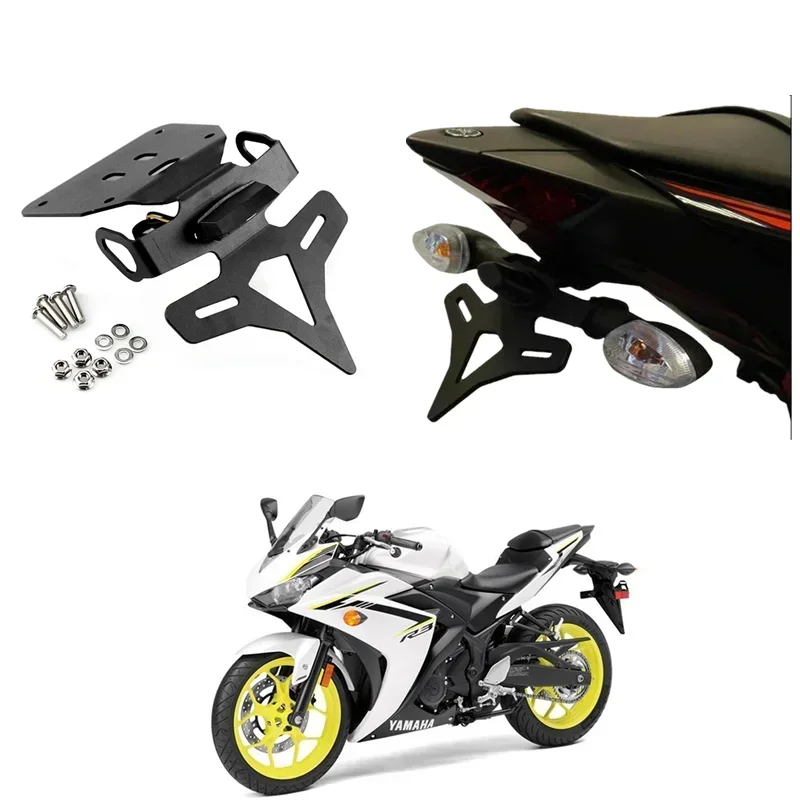 Motorcycle Acsessories For YAMAHA R3 R25 r3 r25 Tail Tidy Fender Rear Support License Plate Frame Rear Card 2015-2022 Parts