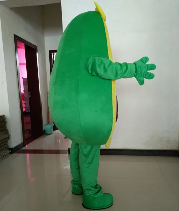 

Mexican Avocado Cartoon Mascot Costume Adult Size Cartoon Fruit Theme Costumes Role Playing Clothing for Halloween Party Event
