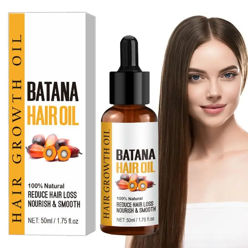 100% natural Batana Oil for Healthy Hair Treatment Oil Natural Promotes Hair Wellness for Treating Hair Loss Anti-Breakage Hair