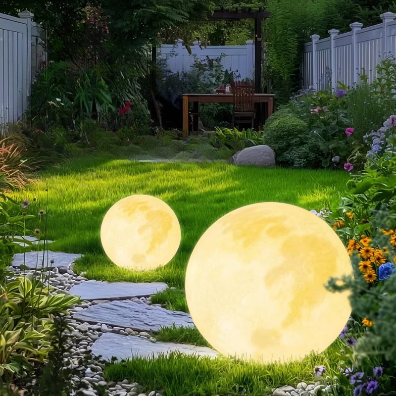 

Moon Lamp Waterproof Solar Outdoor Light Lawn Garden Camping Decorative Landscape Atmosphere Garden Lawn Light Outdoor - FYLL