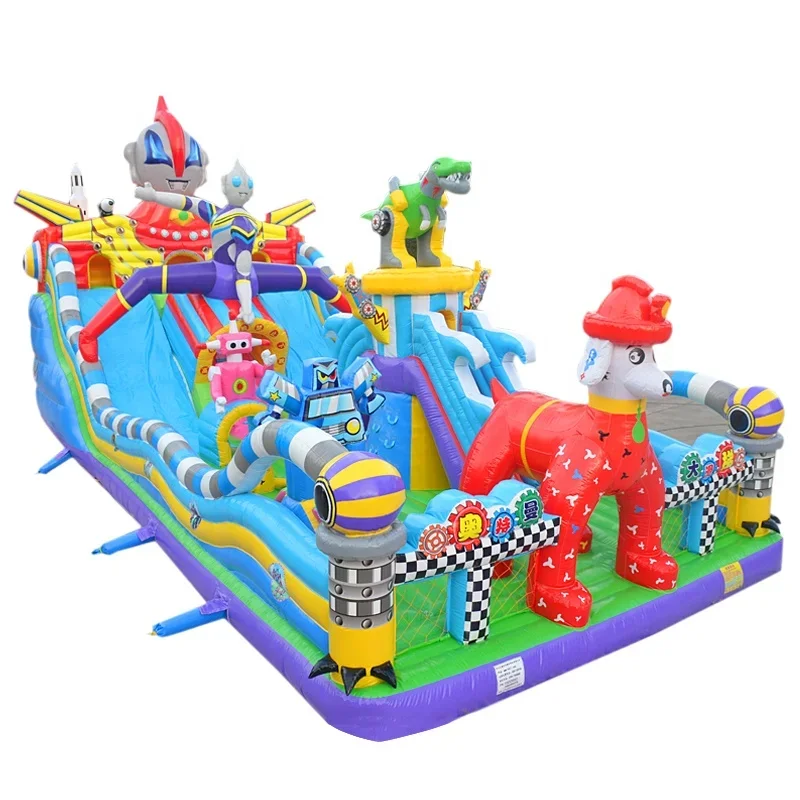 Hot Sell 2024 Inflatable Castle Inflatable Slide Water Park Bouncers Jumping Castles Slide