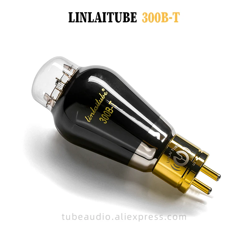 SALES PROMOTION Linlai Treasure  300B-T Black Glass Golden Base Repalce Psvane/Shuguang/WE300B/4300B One Matched Pair
