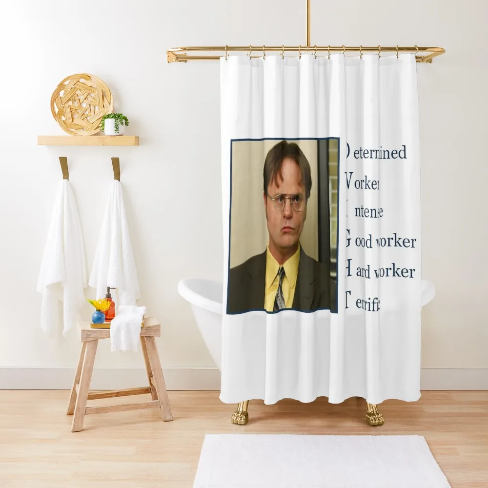 

Dwight anagram - The Office Shower Curtain Bathtub Bathroom For Shower Window Bathroom Showers Curtain