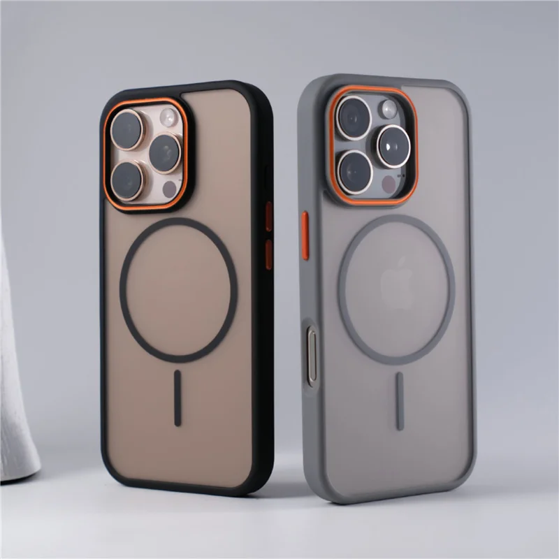 트렌디 무광 마그네틱 아이폰 케이스 충격 방지 이미지