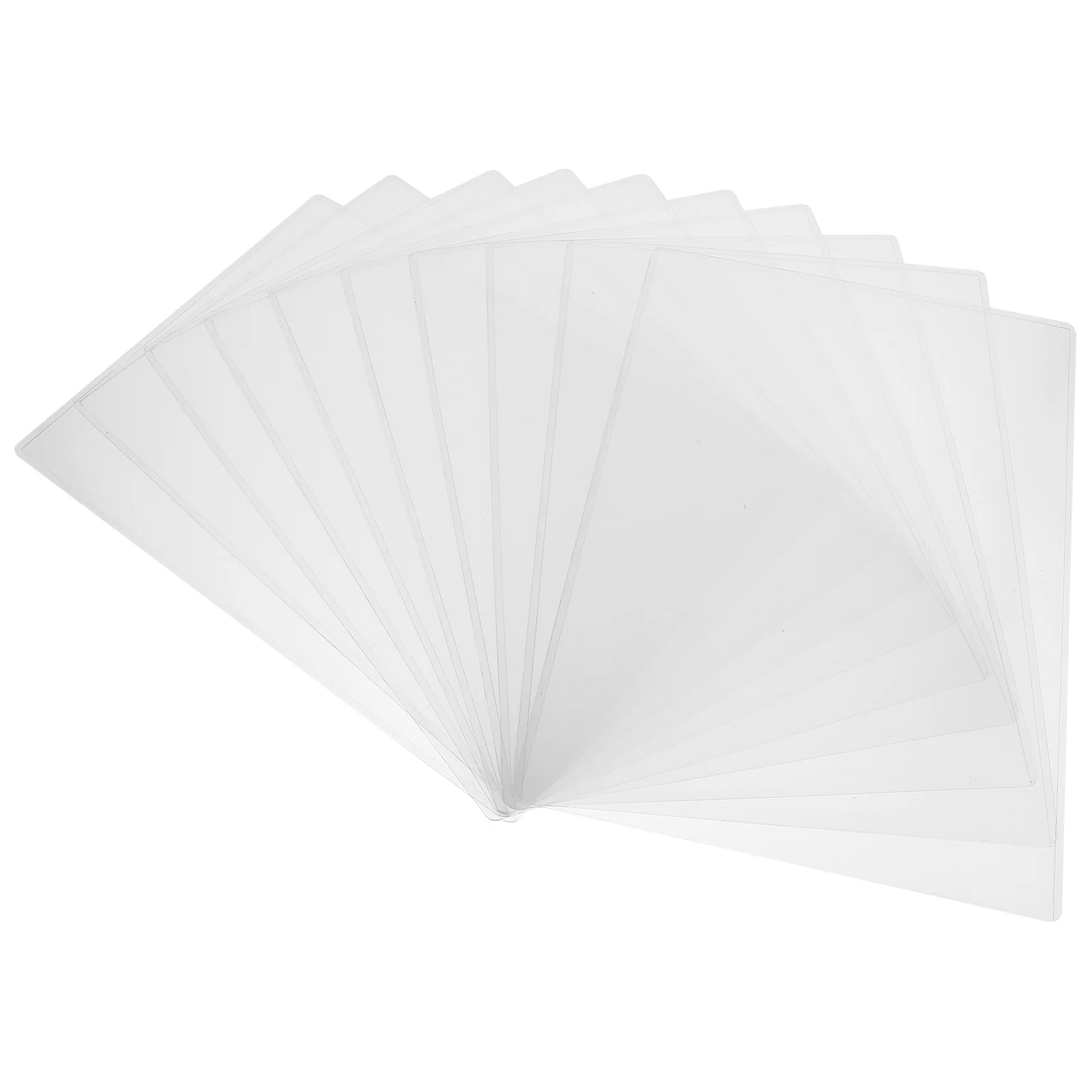 

10Pcs Waterproof Protector Document Folder Clear PVC File Holder for A4 Papers Office Study Organization Portable Paper Storage