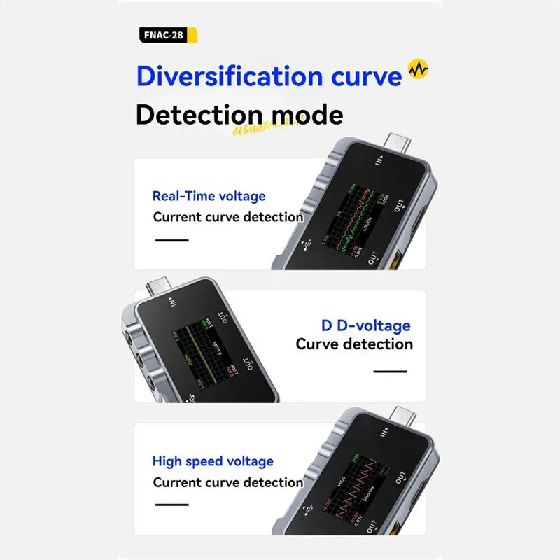 [NEWA76K!】 USB Tester Digital Voltmeter Ammeter With LCD Display For Voltage Current Power Measurement Fast Charge Detection
