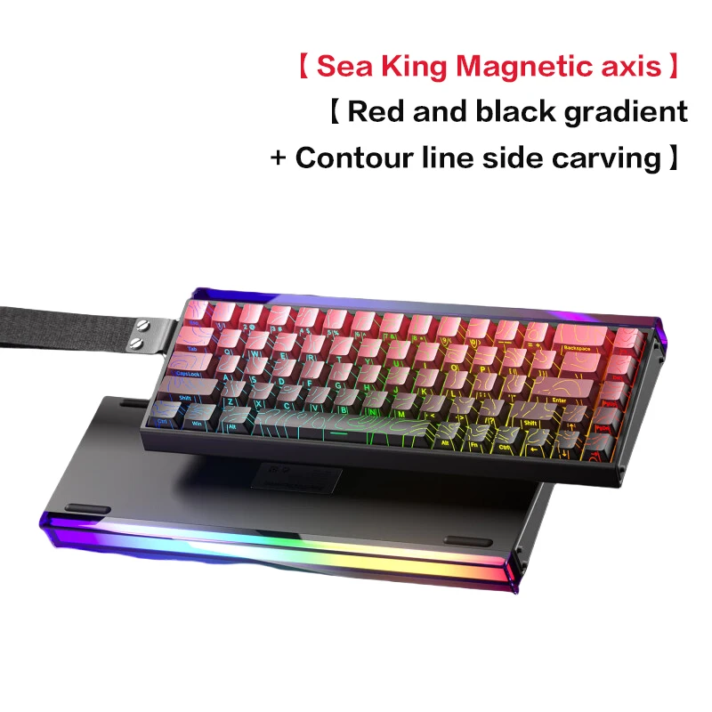 AULA HERO 68 HE Gaming Mechanical Keyboard Magnetic Axis RT Wired RGB Lighting 8K Polling Rate Side Engraving image 3