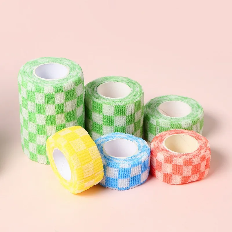 Self-Adhesive Elastic Bandage Wrap Finger Support Tape Protective Sports Tape First Aid