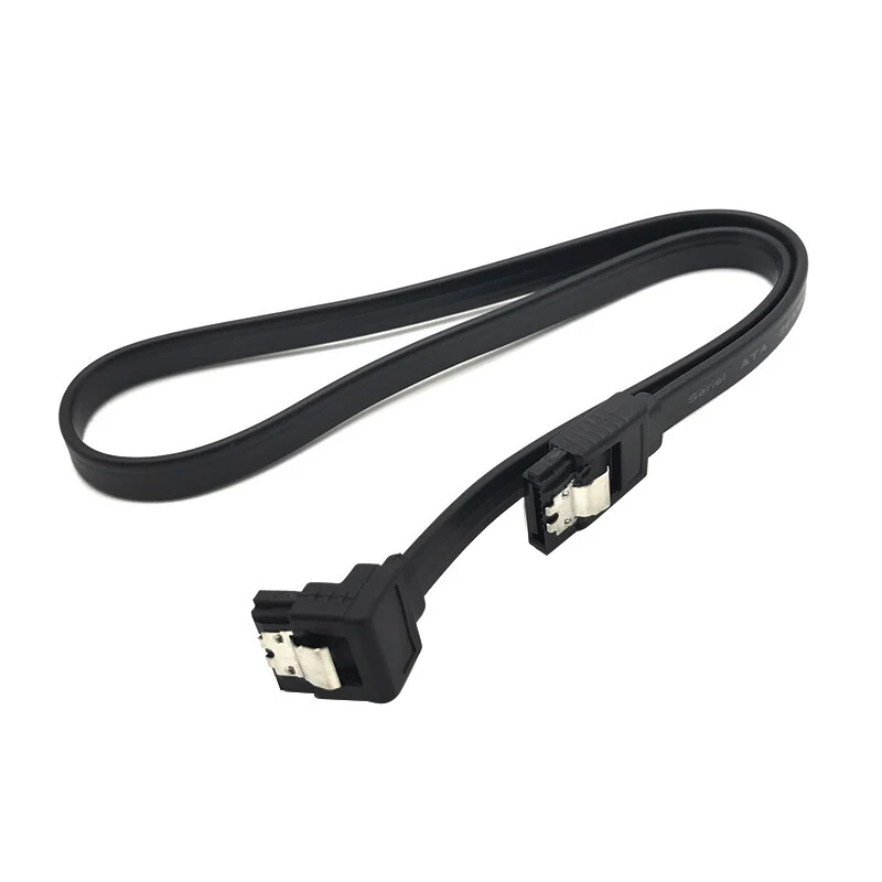 M   For Asus SATA Cable 3.0 to Hard Disk Drive Angle 90° Straight Right-angle Cable