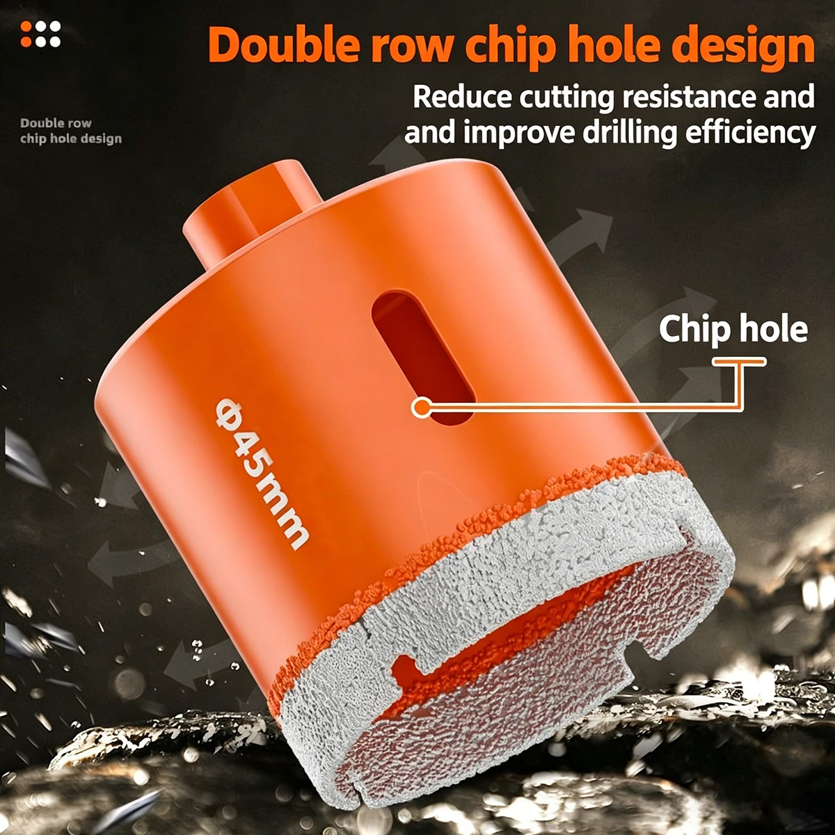 6/8/10/12mm M14 Brazed Diamond Drill Bit For Drilling Concrete Ceramic Tiles And Glass Dry Drilling Tools Saw Cutter Cutting